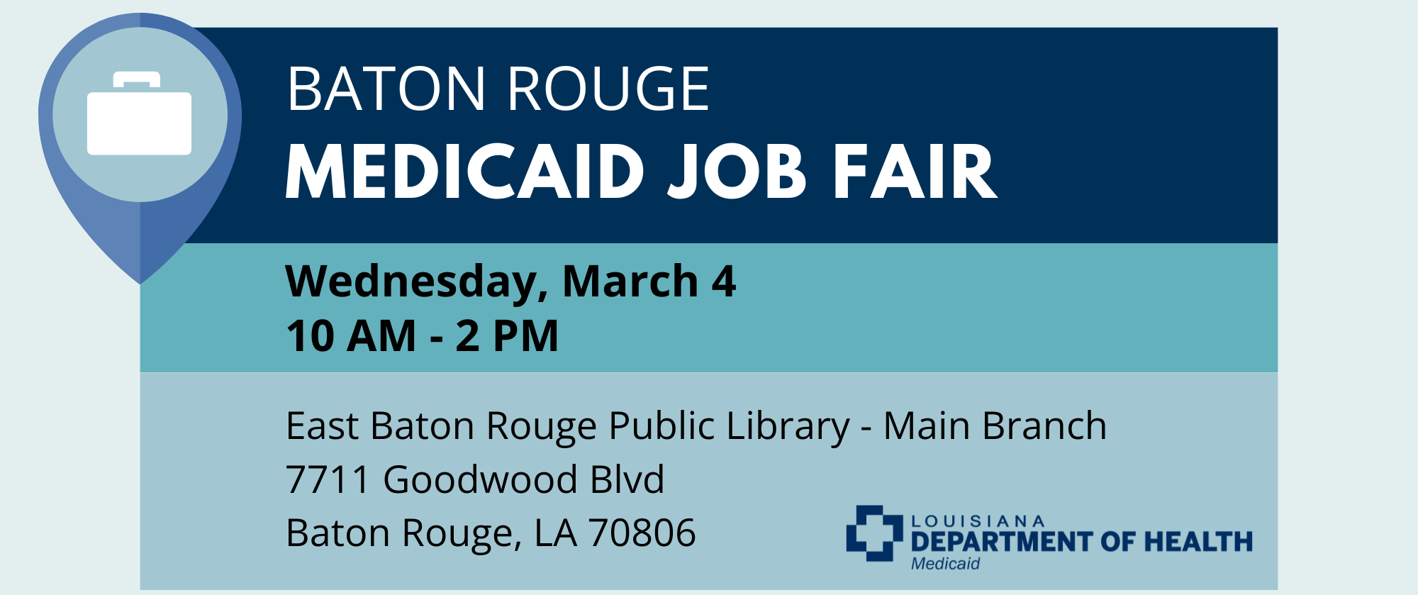 Louisiana Department of Health - Hiring